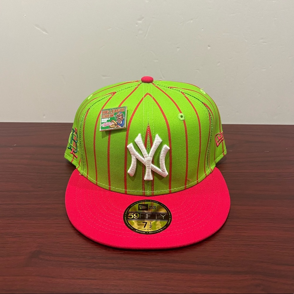 New Era x Big League Chew, 59Fifty Fitted Hat, New York Yankees, Watermelon